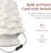 Ceramic Christmas Tree, Hand Painted Green Tabletop Tree with 74 Multicolor LED Bulbs & Star Topper
